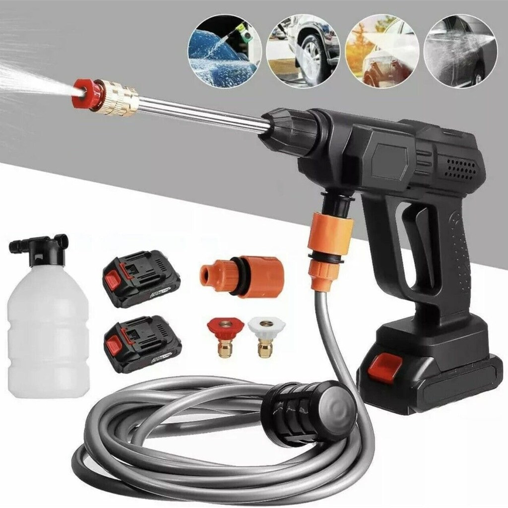 HydroBlast sem fios com lança de extensão e acessórios incluídos